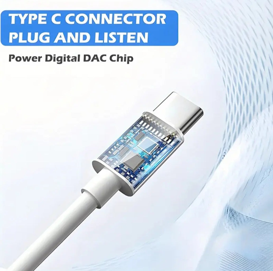 In-Ear Wired Headphones with Type-C/Usb-C Connector