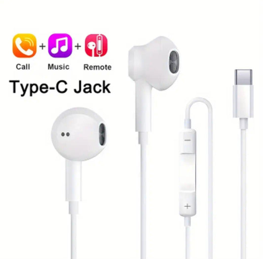 In-Ear Wired Headphones with Type-C/Usb-C Connector