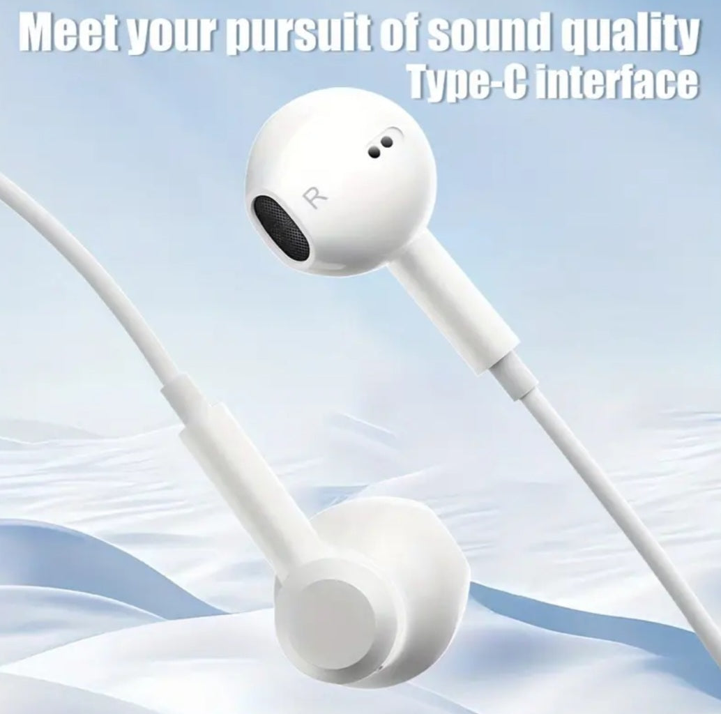 In-Ear Wired Headphones with Type-C/Usb-C Connector